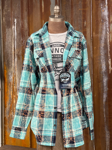 Angry Minnow Art Flannel